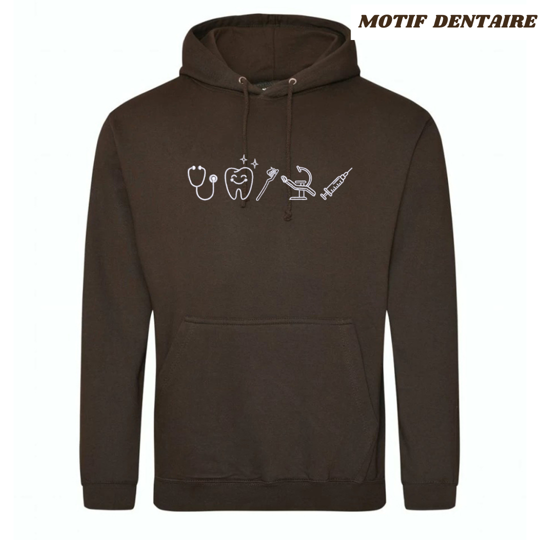 Sweat noir lifestyle soignant