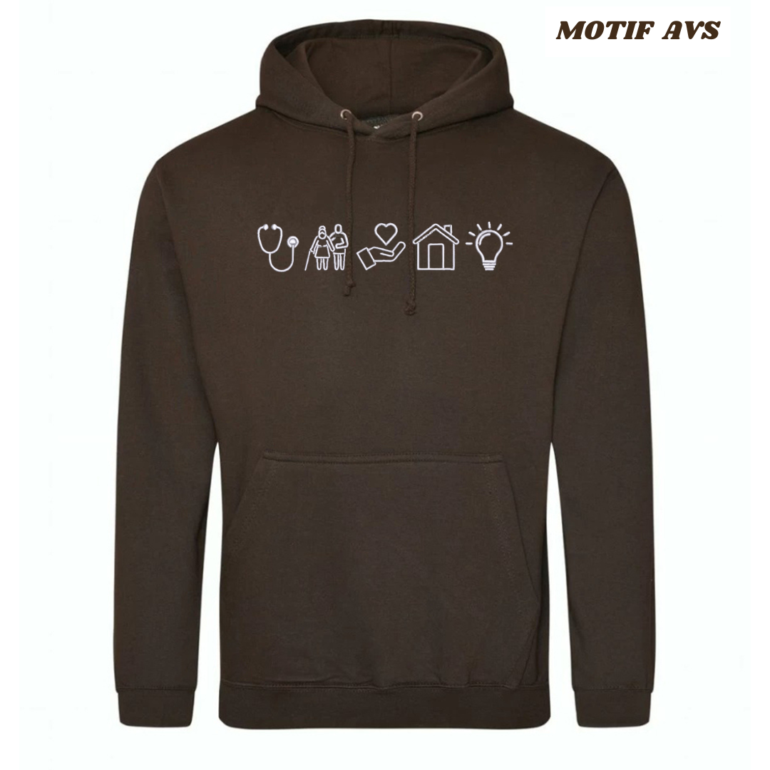 Sweat noir lifestyle soignant