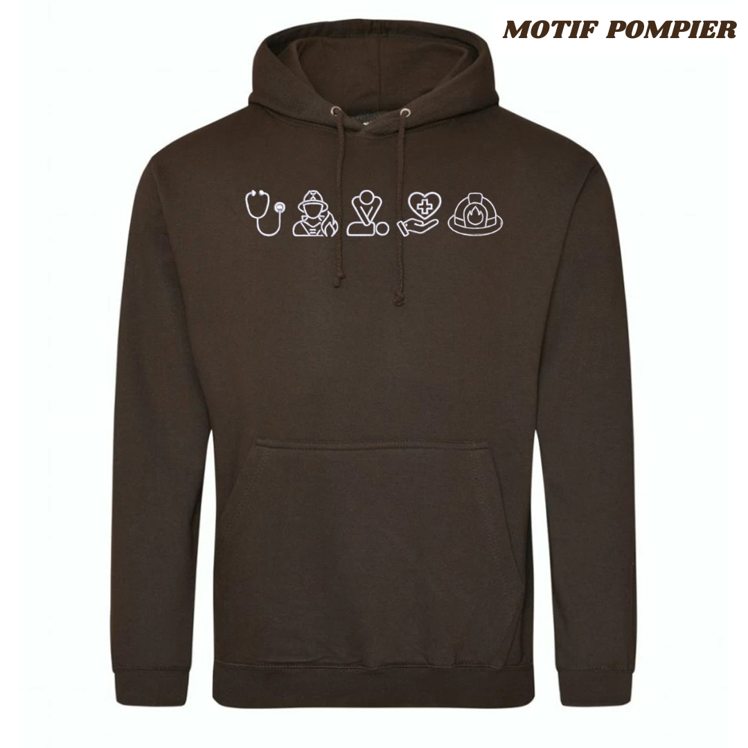 Sweat noir lifestyle soignant