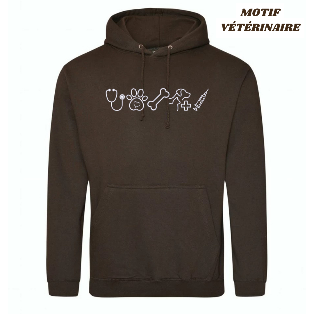 Sweat noir lifestyle soignant