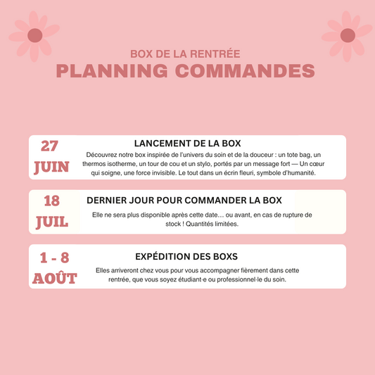 Box Édition Spéciale Rentrée — Pour les Soignants et Étudiants en Santé