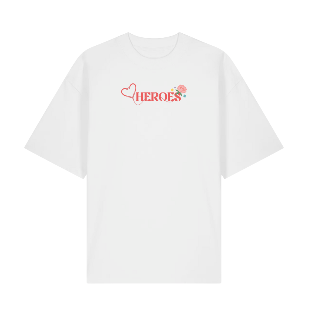 T-shirt Heroes blanc - Édition Spéciale
