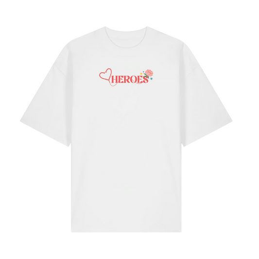 T-shirt Heroes blanc - Édition Spéciale