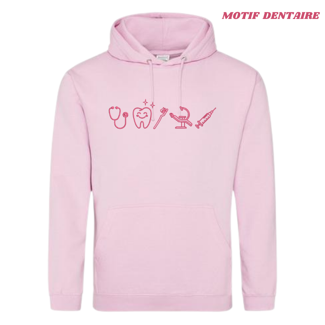 Sweat rose pastel lifestyle soignant