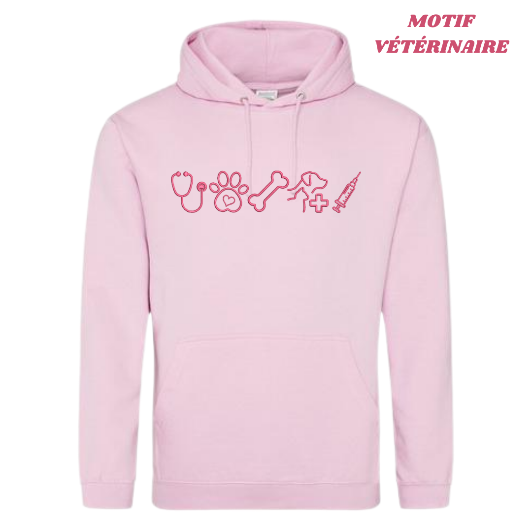 Sweat rose pastel lifestyle soignant