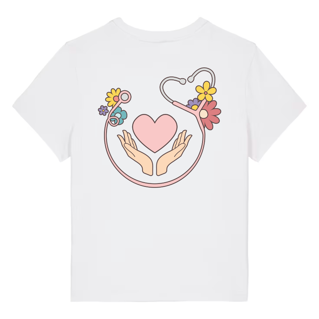T-shirt personnalisé - Motif Mains Coeur