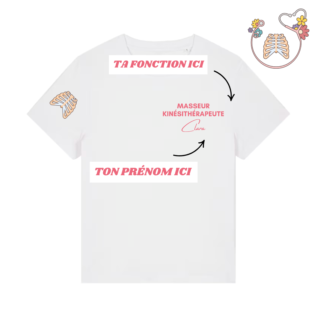 T-shirt personnalisé - Motif Rééducation