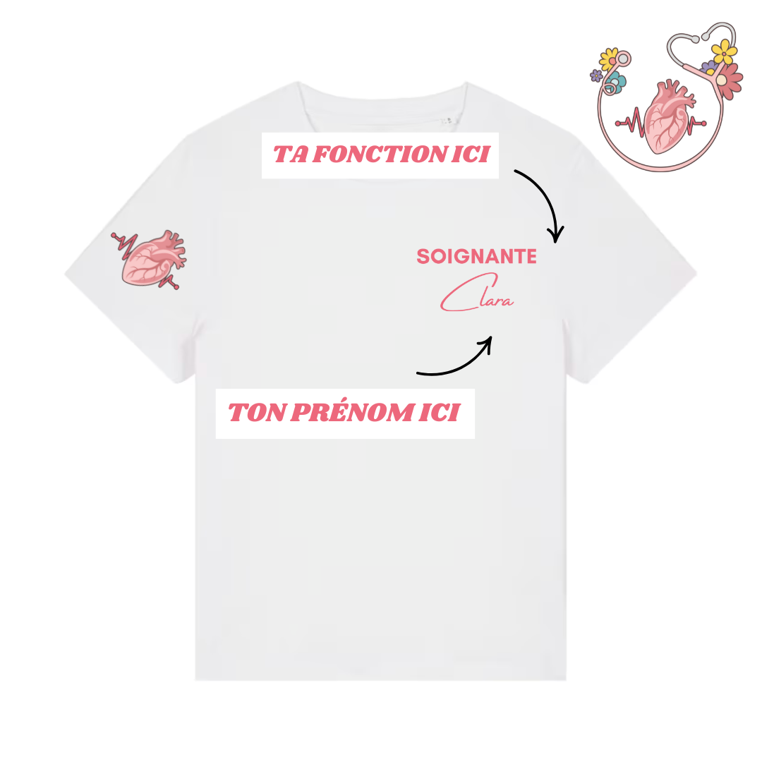 T-shirt personnalisé - Motif Soignant Général