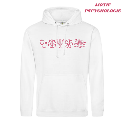 Sweat blanc lifestyle soignant
