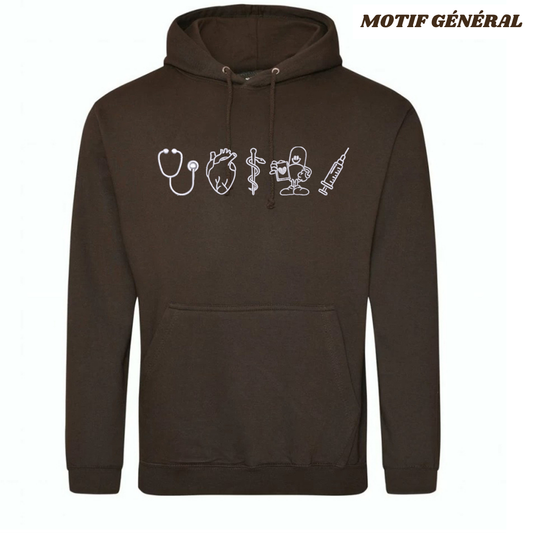Sweat noir lifestyle soignant