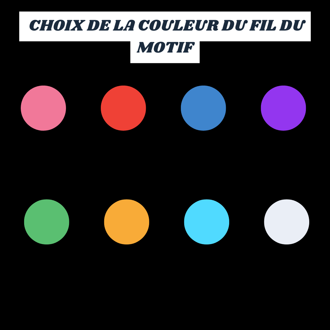 Sac noir soignant personnalisé