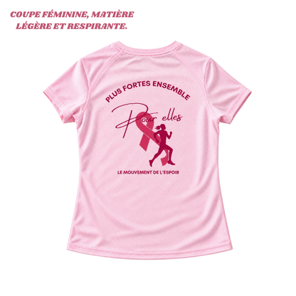 T-shirt sport Octobre Rose