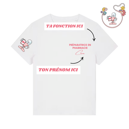 T-shirt personnalisé - Motif Médicament