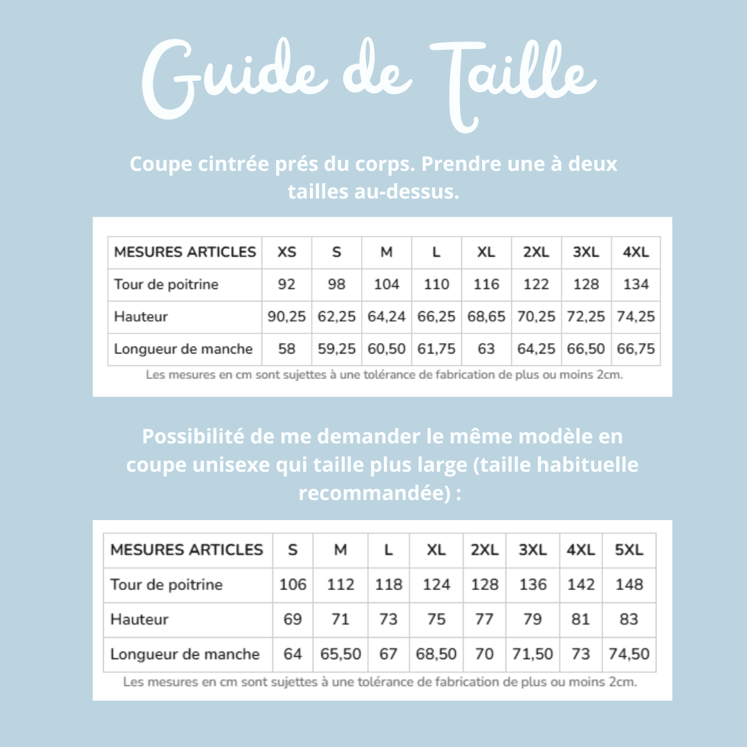 Polaire bleu pastel soignant personnalisée