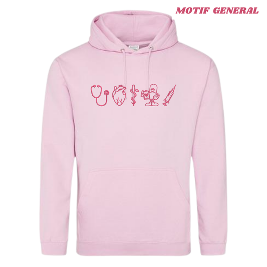Sweat rose pastel lifestyle soignant