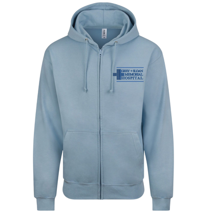Sweat bleu pastel