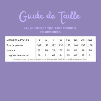 Sweat zip violette soignant personnalisé