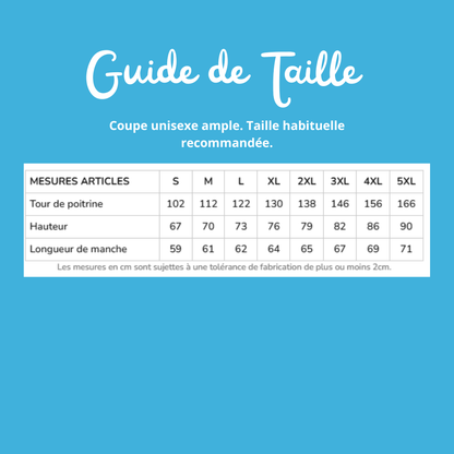 Sweat zip bleu Hawaï soignant personnalisé